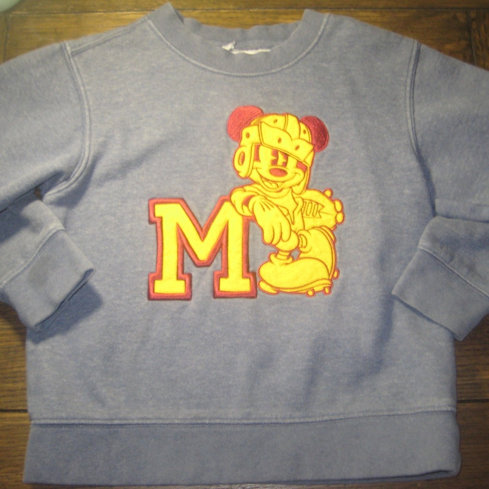 Disney Mickey Mouse Fleece Lined Sweatshirt
